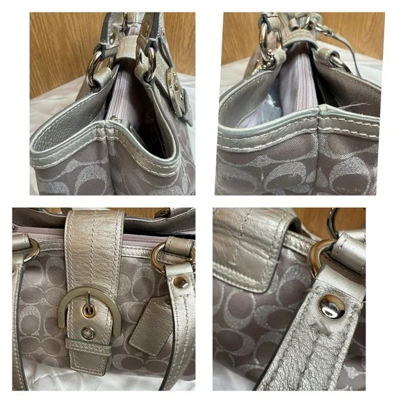 Silver Coach Women's Bag - Picture 9 of 11